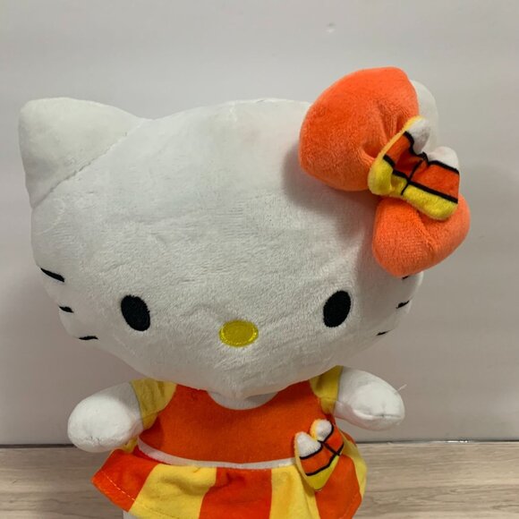 Sanrio Limited Edition Hello Kitty Halloween Candy Corn Plush Stuffed Animal - Picture 3 of 7